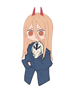 💫 emoji Chainsaw Man 🤍 @TengenSama 🤍 @A_s_t_a_Staria Telegram sticker 9 of 38