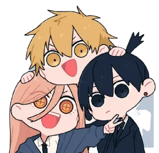Sticker from Chainsaw Man 🤍 @TengenSama 🤍 @A_s_t_a_Staria