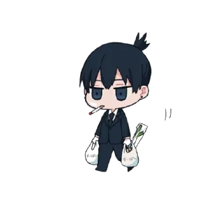 🤍 emoji Chainsaw Man 🤍 @TengenSama 🤍 @A_s_t_a_Staria Telegram sticker 14 of 38