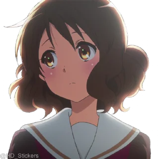 😟 emoji @HD_Stickers 響け！ユーフォニアム S1-2 Telegram sticker 5 of 34