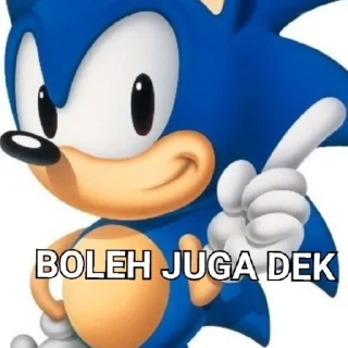 👍 emoji SONIC NIH DEKK Telegram sticker 20 of 30