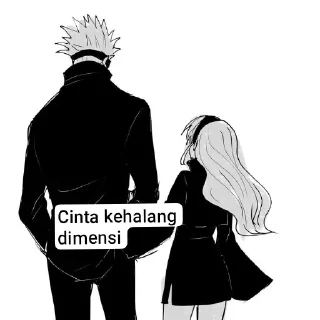 🧍 emoji Minta izin dulu kak Telegram sticker 6 of 10