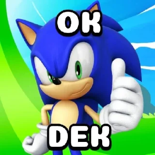 👍 emoji SONIC NIH DEKK Telegram sticker 15 of 30