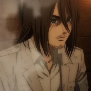 🖤 emoji Eren Jaeger Telegram sticker 15 of 30