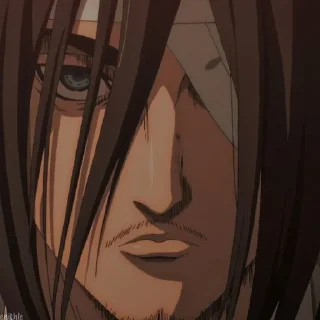 🖤 emoji Eren Jaeger Telegram sticker 8 of 30