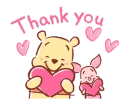 Sticker from Pooh and Piglet @stickerscar