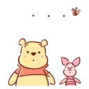 🙄 emoji Pooh and Piglet @stickerscar Telegram sticker 13 of 24