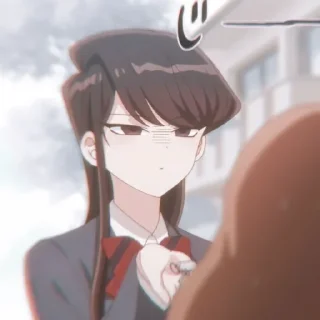 🧃 emoji Komi Shouko | @nanostickers Telegram sticker 14 of 51