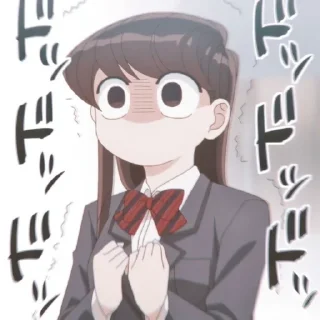 🧃 emoji Komi Shouko | @nanostickers Telegram sticker 18 of 51