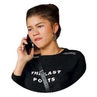 😠 emoji Zendaya @Stickersey Telegram sticker 24 of 25