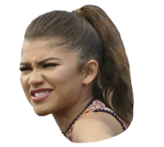 🧐 emoji Zendaya @Stickersey Telegram sticker 7 of 25
