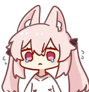 😢 emoji 寄寄子の贴纸包 Telegram sticker 5 of 32