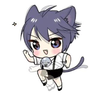 🐱 emoji Blαckie Cαt ! ¦ @GVCCIBURRY ˎˊ- Telegram sticker 16 of 25