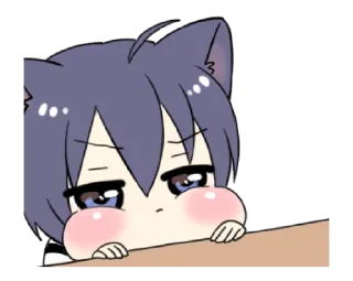 🐱 emoji Blαckie Cαt ! ¦ @GVCCIBURRY ˎˊ- Telegram sticker 20 of 25