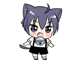 🐱 emoji Blαckie Cαt ! ¦ @GVCCIBURRY ˎˊ- Telegram sticker 18 of 25