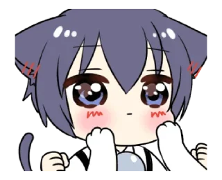 🐱 emoji Blαckie Cαt ! ¦ @GVCCIBURRY ˎˊ- Telegram sticker 12 of 25