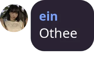 Sticker from ein