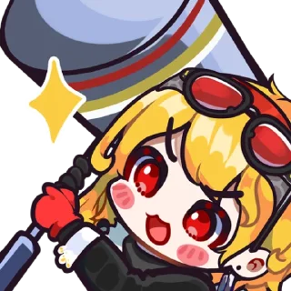 🔨 emoji Kaela Kovalskia Telegram sticker 1 of 119