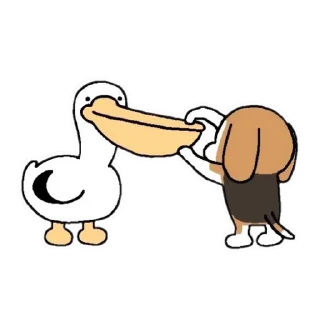 🫳 emoji 鹈鹕小河 更多贴纸 @riridoafflinks Telegram sticker 15 of 47