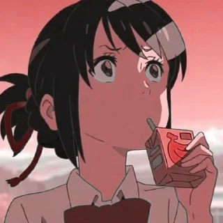🖤 emoji mitsuha Telegram sticker 6 of 21