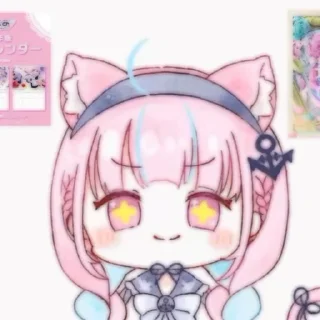 Sticker from @toumanarea @rabbitholles の! ૮ –ﻌ–ა ָ࣪
