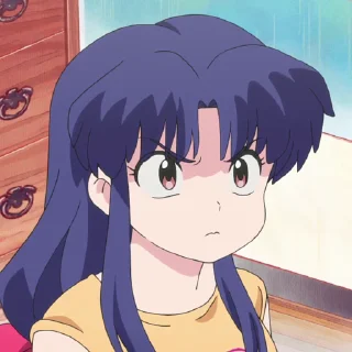 😠 emoji @HD_Stickers らんま 1/2 Part 1 Telegram sticker 12 of 120