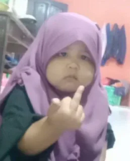 🖕 emoji arkan lucu Telegram sticker 23 of 72