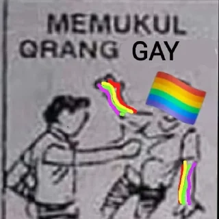 🏳‍🌈 emoji meme yg sy temukan di wassap Telegram sticker 2 of 45