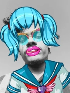 👩 emoji Pandit Telegram sticker 18 of 81