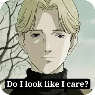 😁 emoji Johan Liebert Telegram sticker 5 of 16