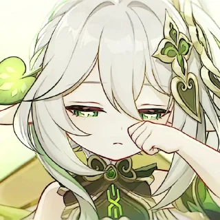 🪴 emoji ⊹ ‘࣪ 🌊 ˖ ๋ Nahida જ ࣪ @bubblesed Telegram sticker 7 of 50