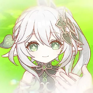 🌴 emoji ⊹ ‘࣪ 🌊 ˖ ๋ Nahida જ ࣪ @bubblesed Telegram sticker 24 of 50