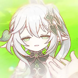 🪴 emoji ⊹ ‘࣪ 🌊 ˖ ๋ Nahida જ ࣪ @bubblesed Telegram sticker 22 of 50