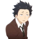 😒 emoji Koe no Katachi @KawaiiSticker Telegram sticker 16 of 48