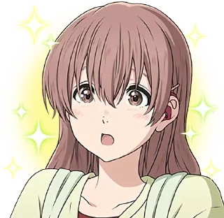 Sticker from koe no katachi @animestickerchannel
