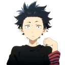 😟 emoji Koe no Katachi @KawaiiSticker Telegram sticker 5 of 48