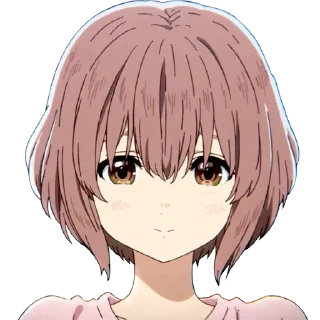 😇 emoji koe no katachi @animestickerchannel Telegram sticker 9 of 75