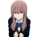 😕 emoji Koe no Katachi @KawaiiSticker Telegram sticker 9 of 48