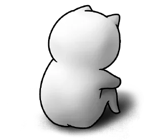 😞 emoji Cute animals. @motherfckingstickers Telegram sticker 20 of 39
