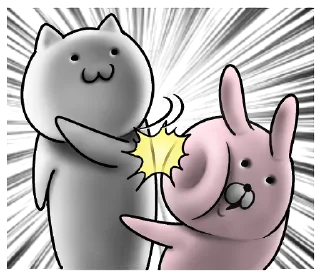 👊 emoji Cute animals. @motherfckingstickers Telegram sticker 12 of 39