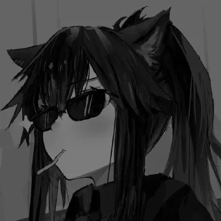 Sticker from Dark Anime Girls [@VoidStickers]