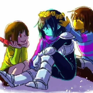 Sticker from CHARA AND FRISK - (mostly chara)