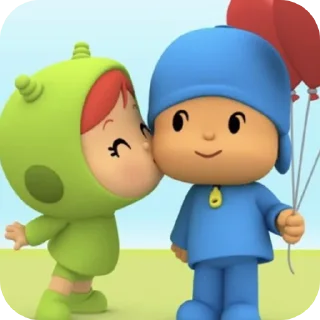 Sticker from pocoyo