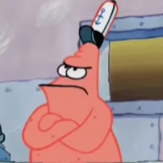 ⭐️ emoji あ . Patrick Star Telegram sticker 11 of 37