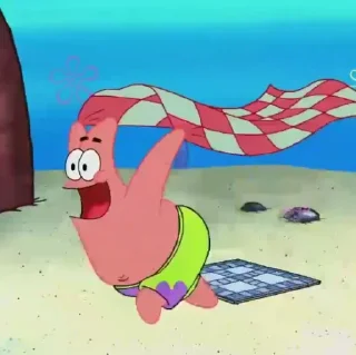 ⭐️ emoji あ . Patrick Star Telegram sticker 6 of 37