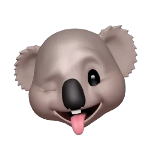 🤪 emoji Koala Telegram sticker 8 of 15