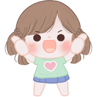 🥺 emoji ⋆ Chubby Girl ࿈ @petiteyeux ♡% Telegram sticker 7 of 32