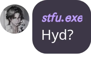 😃 emoji ex's stfu Telegram sticker 2 of 70