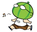 🍉 emoji Watermelon Head by @wontae Telegram sticker 5 of 38