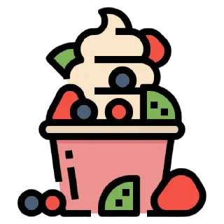 🧁 emoji ✧ :･ﾟ➽ ー@aestheticstikerpack 🐻 Telegram sticker 8 of 120